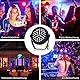 Telbum Akku Stroboskop Blitzer Halloween, Batteriebetrieb Stroboskop Disco Licht mit Fernbedienung, Sound Aktiviert RGB 54LED Wiederaufladbar Blitzlicht für Party DJ Weihnachten Hochzeit 2Pack