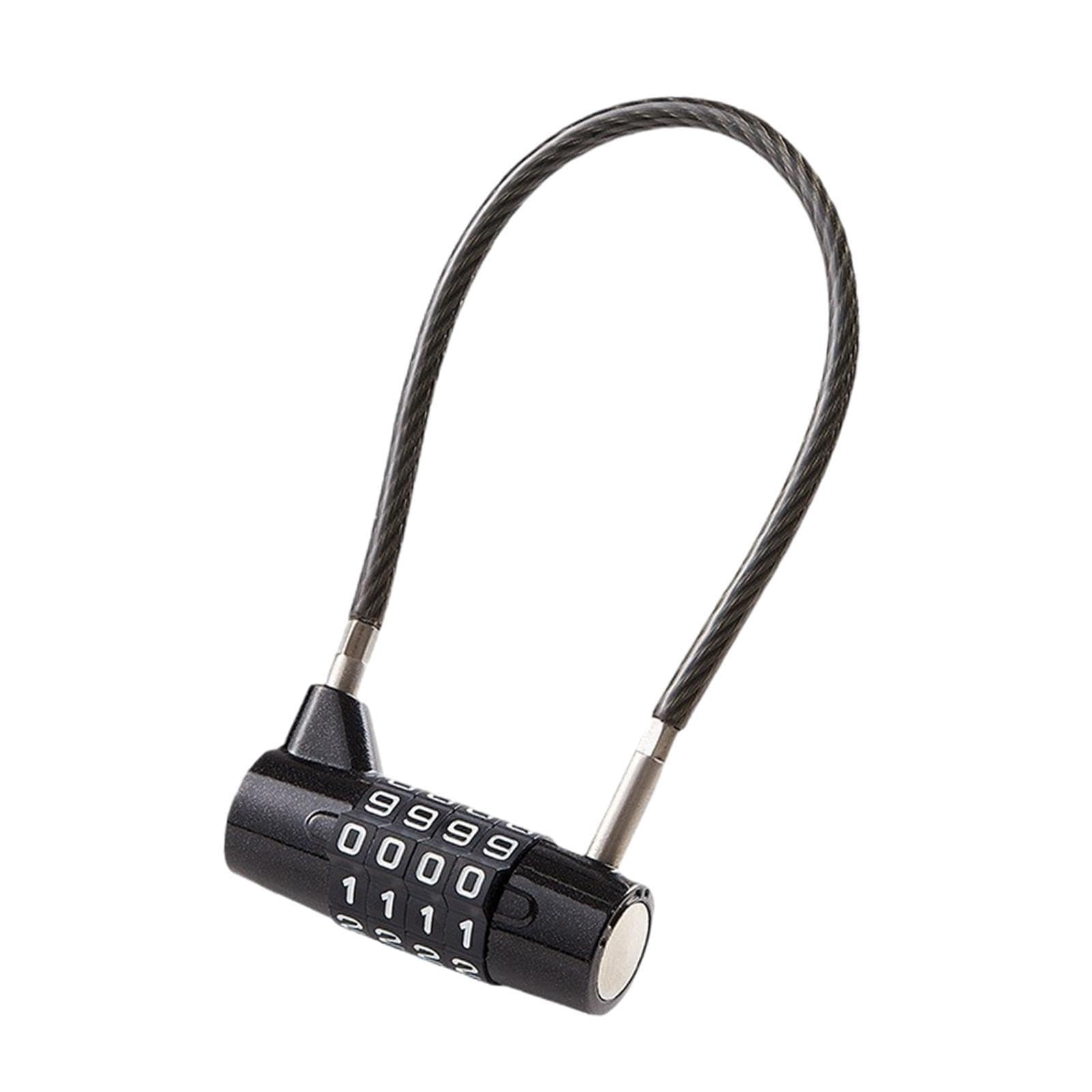 TUXCAXI Combination Lock Suitable for Schools Pool Lockers Gym Travel and Baggage with Maximum Security Suitcases Handle Gate School Gym Locker Sports Refrigerator, 476mm
