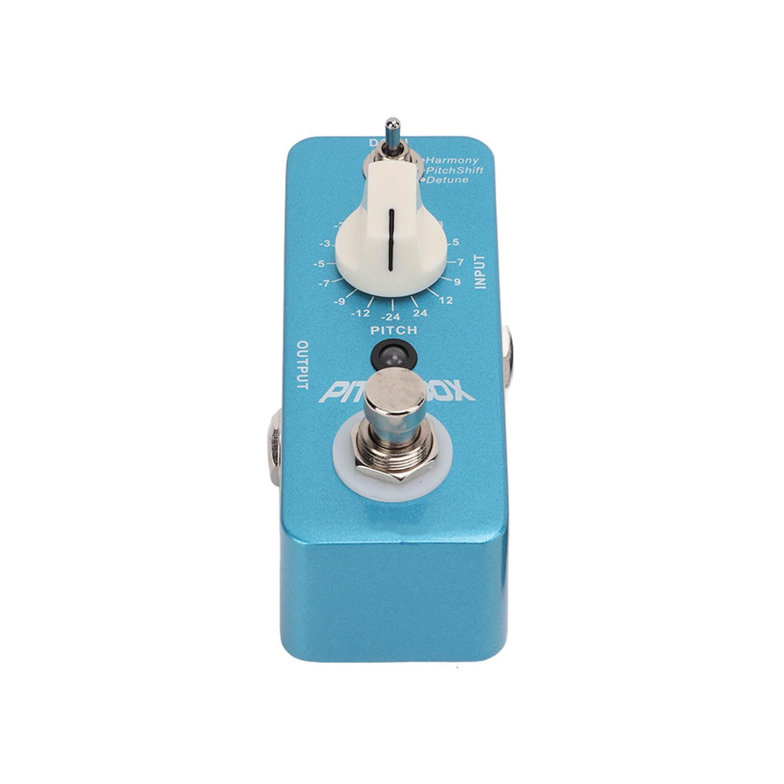 Pedale 'effetto Riverbero Blu di Chitarra in Metallo per Prestazioni Espressive con Effetti di Armonizzatore, Alimentazione per Chitarristi