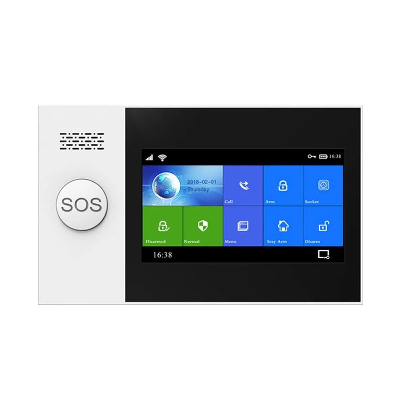 Sistemi Allarme Casa Di Allarme WiFi GSM 4G Supporto For Kit Sicurezza Wireless APP Tuya Smart Life(Set-A)