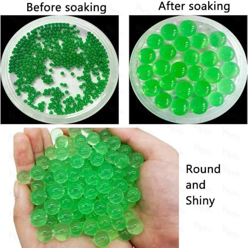 Image of VikriDA Gel Blaster Refill Ammo Pack of 2 | 20,000 Rounds of 7-8mm Non-Toxic Water Beads - Green