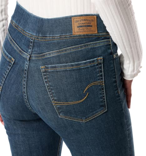 Levi Strauss Signature Gold Women's Totally Shaping Pull-on Bootcut Jeans High-Rise Stretch Denim (Also Available in Plus Size), (New) Whisper Blue, 12 Short - image 3