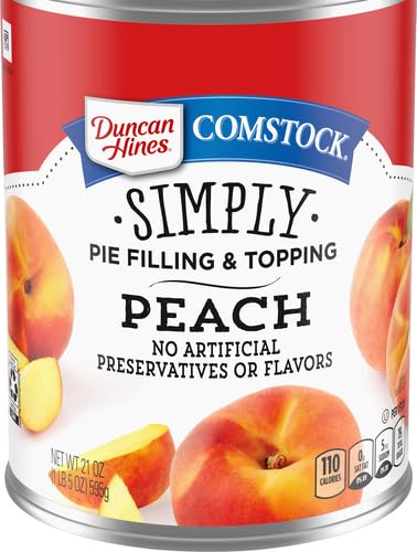 Miniatura 2 de Duncan Hines Comstock Simply Pie Relleno y Topping, Melocotón, 21 oz
