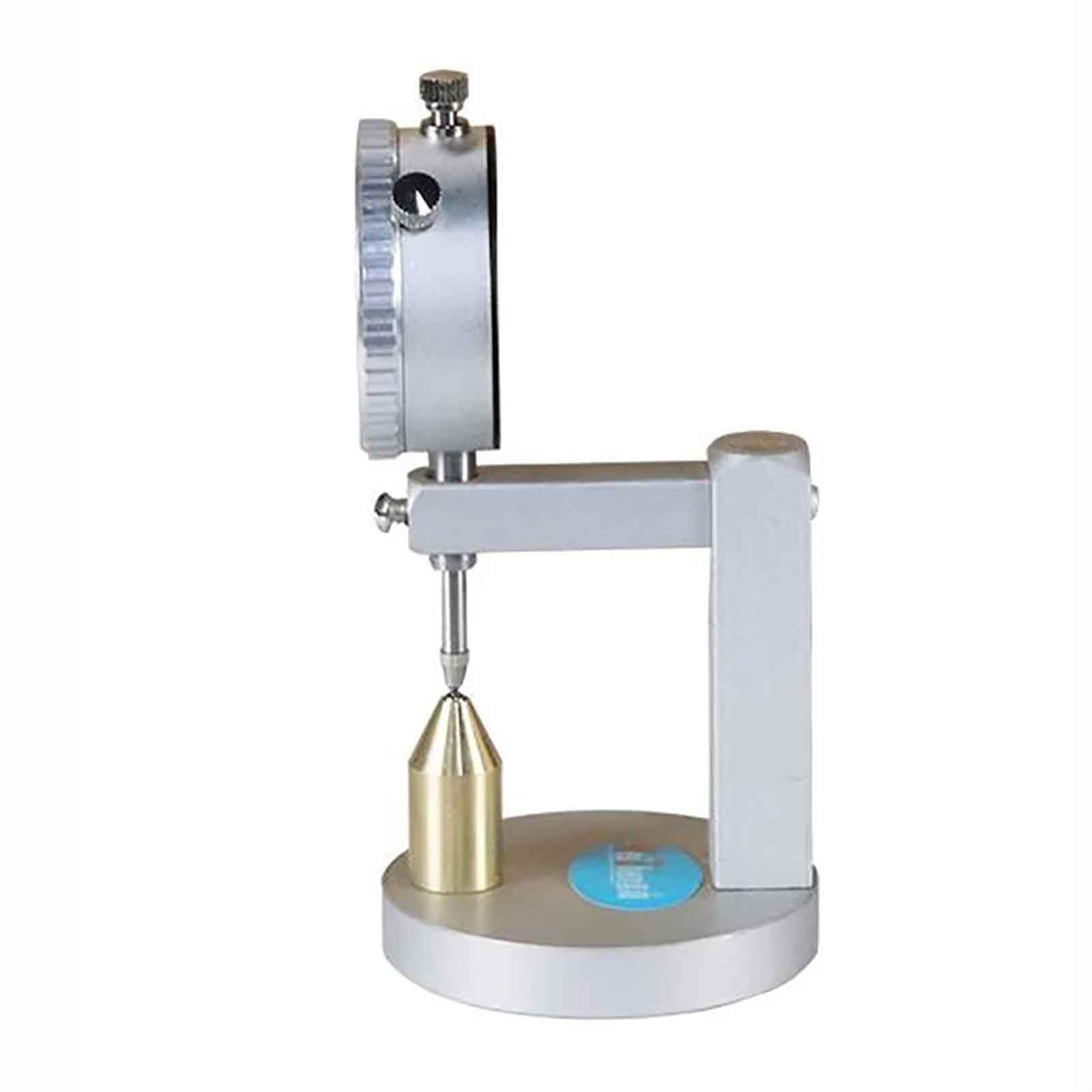 Toplionace Instrumento de Prueba de Gafas Medición de Espesor de Lente de 0-10mm Calibre Mecánico de Cabeza Circular de Precisión de 0,01mm WZ-JP5B