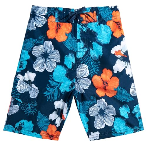 Image of Kanu Surf Boys' Terrapin Turtle Quick Dry Beach Board Shorts Swim Trunk