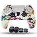 Produktbild PS5 Controller Skin, Silikon-Griffe für PlayStation 5 PS Controller, rutschfeste Schutzhülle für Dual Sense 5 Controller (Farbeweiß)  8 Stück Pro Daumengriffe