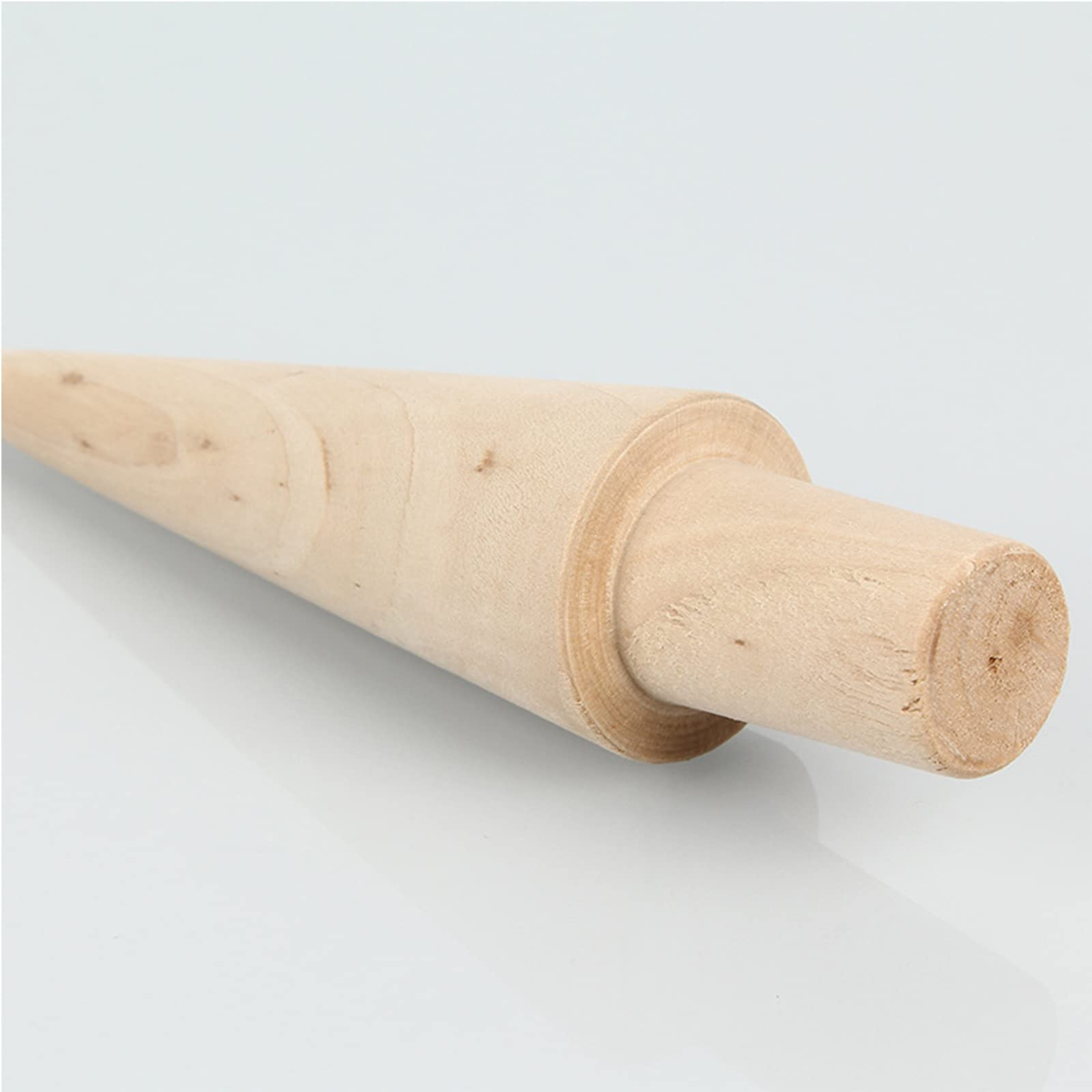 Moule à Cône En Bois Naturel 23cm - Parfait Pour Cornets De Crème Glacée, Gaufres Et Pâtisseries Maison