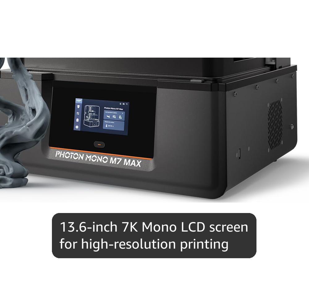 ANYCUBIC Resin 3D Printer, Photon Mono M7 MAX 13.6-inch 7K Mono