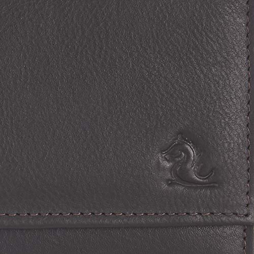 Image of KARA Leather Women's Wallet Genuine Leather Ladies Clutch Wallet for Women Trifold Purse