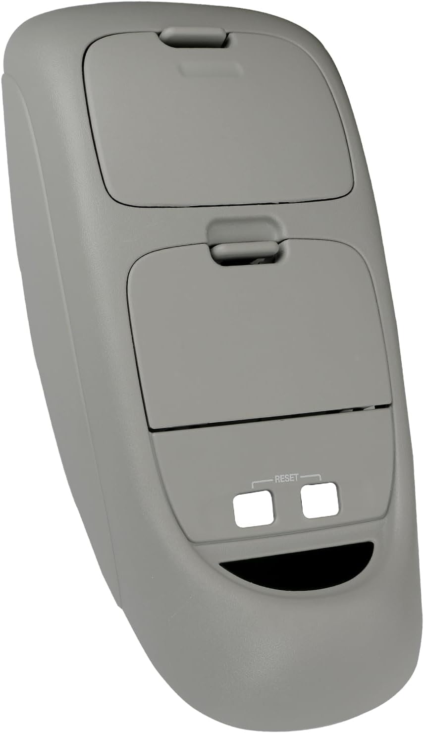 TQPONLY Overhead Console Assembly w/o Sunroof | Compatible with 2002-2004 Ford Super Duty F250 F350 F450 F550 Truck | Replaces 2C3Z25519A70AAC 2C3Z-25519A70-AAC Interior Roof Console Panel (Gray)