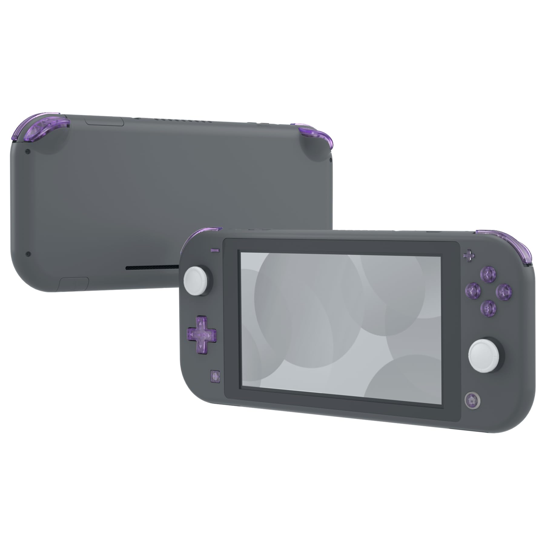 Amazon.com: eXtremeRate Clear Atomic Purple Replacement ABXY Home