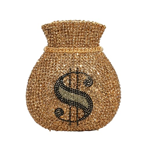 Tngan Women Money Pouch Evening Bag Sparkling Crystal Purses Rhinestones