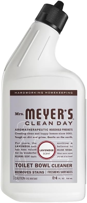 Mrs. MEYER'S CLEAN DAY Variety, 1 Room Freshener, 8 OZ, 1 Liquid Hand Soap, 12.5 OZ, 1 Liquid Dish Soap, 16 FL OZ, 1 Multi-Surface Cleaner, 16 OZ, 1 Toilet Bowl Cleaner, 24 OZ, 1 CT (Lavender) - Image 7