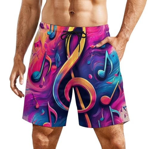 Classic Fit Swim Trunks Big & Tall Half Pants for Boys Mens, Fast Dry Beachwear2