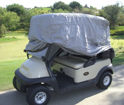image for Formosa Covers Deluxe 2 Seater Golf Cart Cover, fits E Z GO, Club Car,