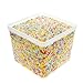EUIRISTORE Bolas de espuma de poliestireno de 0.1 – 0.14 pulgadas para manualidades domésticas, escuelas, colores mezclados (20000 bolas de espuma)