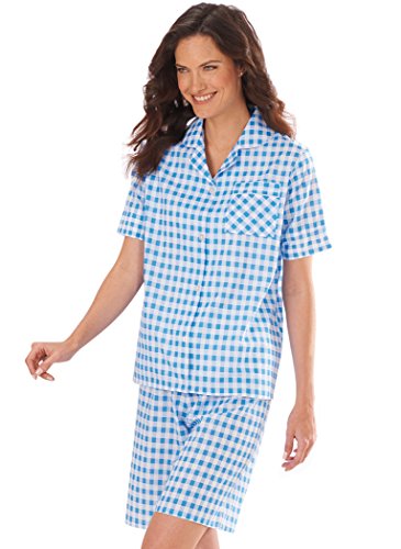 AmeriMark Woven PJ Short Set