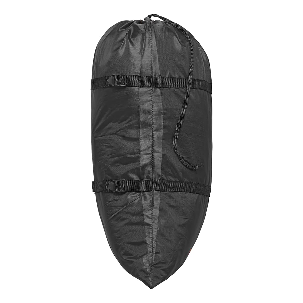 Campout Windblende mit Staufächern - 50 x 800 cm - Zugluftstopper - Zugluftstopper – Zugluftstreifen – Bis zu 50 cm Höhe – 2 Aufbewahrungsfächer – Inkl. Zeltpflöcke & Aufbewahrungstasche