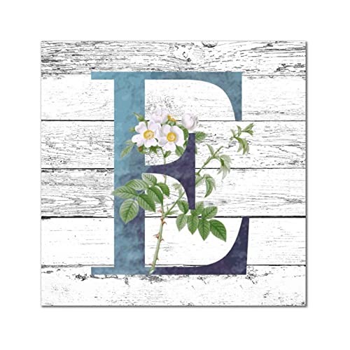Lettre E monogramme en bois pour rehausser l'ambiance de votre chambre a coucher