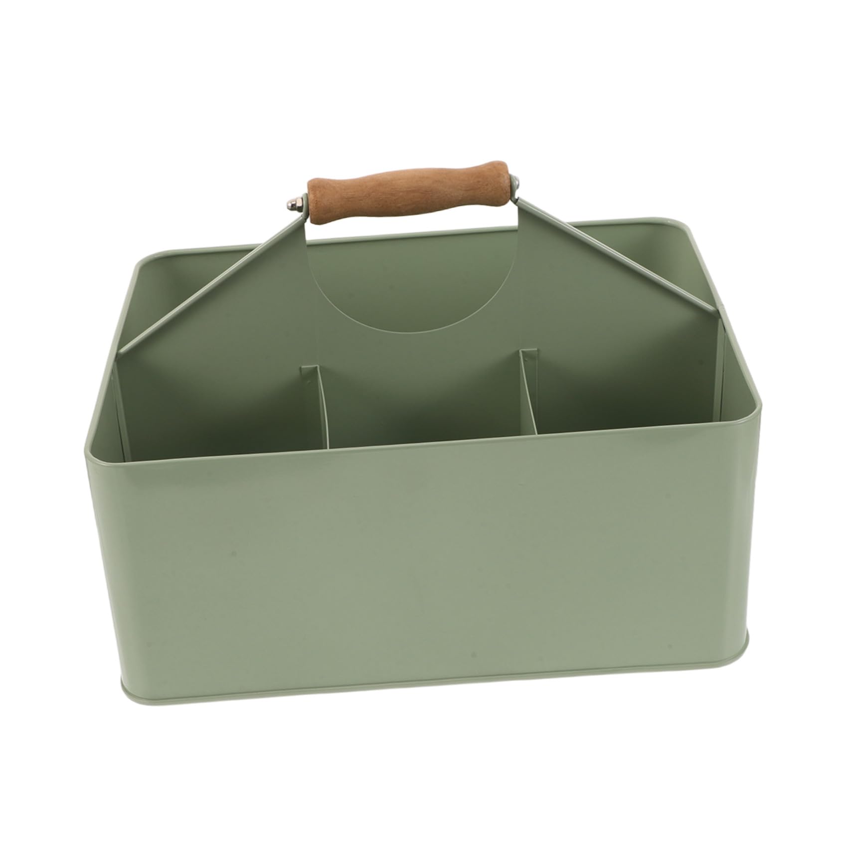 Alipis Boîte de Rangement pour Semences de Jardin à 4 Compartiments en Fer