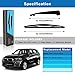 WTI Rear Wiper Arm Blade Set Compatible With BMW X5 F15 2014-2018 / Compatible With BMW X5M F85 2015-2018 Rear Windshield Window Wiper Kits Assembly New Replacement Accessories Parts