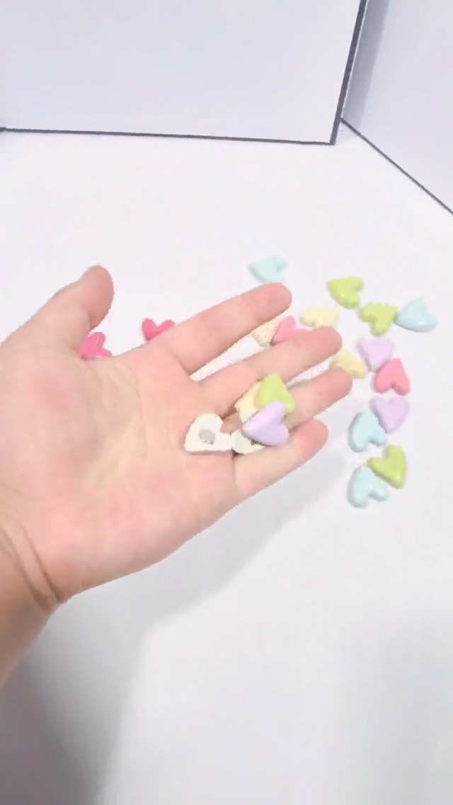 30 piezas imanes decorativos en forma de corazón miniatura 7