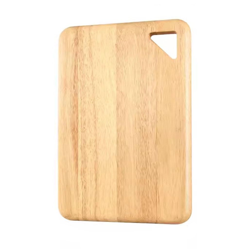 kitchen cutting board, Large Wooden Cutting Board with Handle Hole Premium Kitchen Chopping Block for Meal Prep Serving and Carving Durable Wood for Meat Fruits Vegetables and Charcuterie(40cm)
