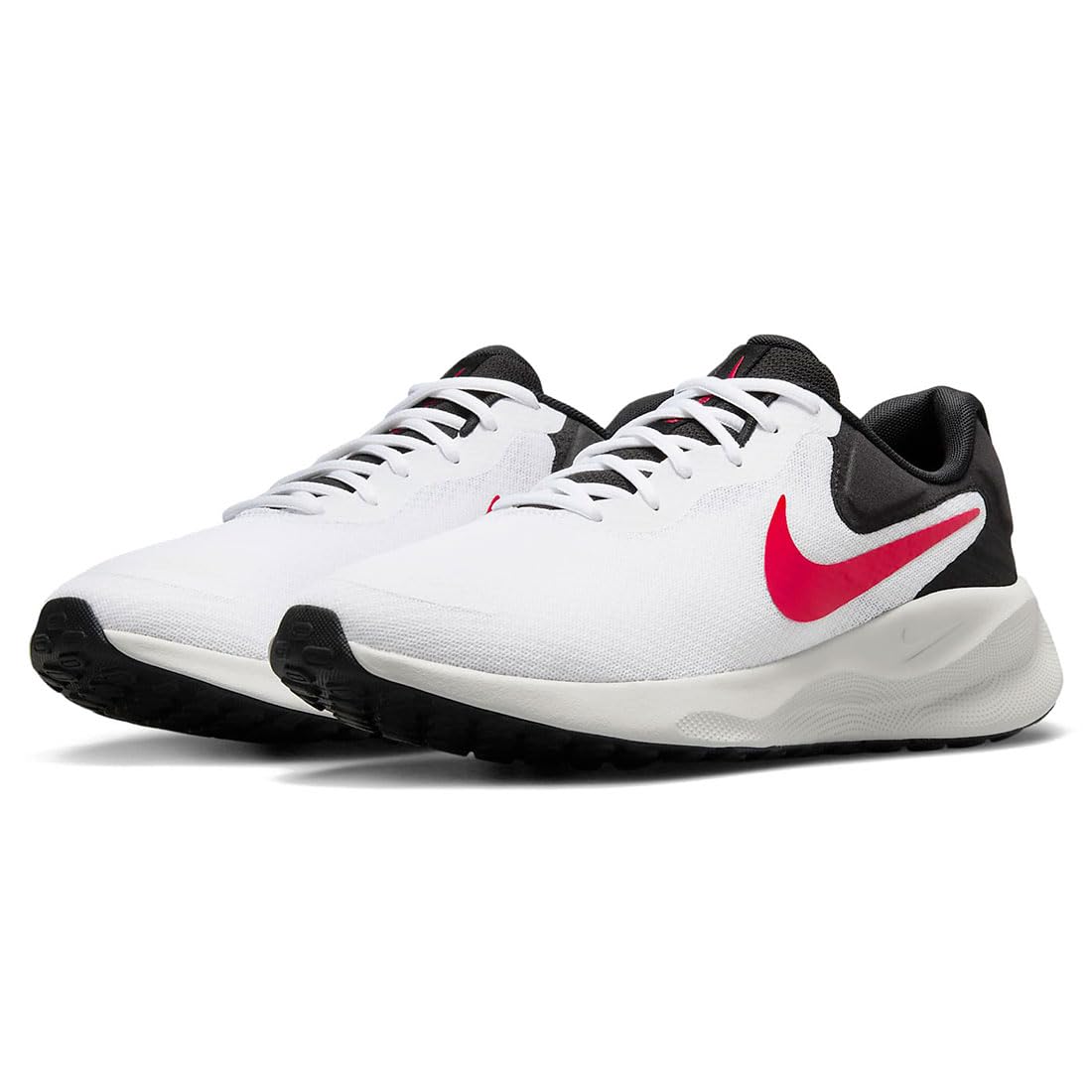 Nike FB2207-102 Revolution 7 Shoes Sneakers White/Black/Photon Dust/Fire Red Japan Genuine Product 27.0 cm White/Black/Photon Dust/Fire Red