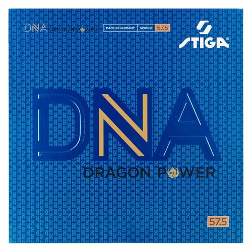 STIGA Unisex - Adult DNA Dragon Power Table Tennis Pad, Black, 57.5