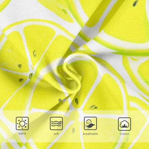 Painted Lemon Slices Yellow Toddler Girls Underwear 2t Cotton Panties for Girl Fancy Briefs Kids Undies3