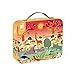 Janod - Puzle Infantil Reserva de Animales, de 54 Piezas - Juego Educativo - Desarrolla la Motricidad Fina y la Concentración - Maletín con Asa - A partir de 5 años, J02666