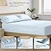 THREAD SPREAD 100% Cotton Queen Sheets Set - 400 Thread Count Queen Size Sheets (4 PC, Light Blue), 16