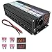 yinleader, invertitore di corrente, 2000 W, per auto, 4000 W (Massimo), trasformatore da 12 V a 230 V, con 1 presa + 2 USB e schermo LED, per auto, Camper Barche, da viaggio