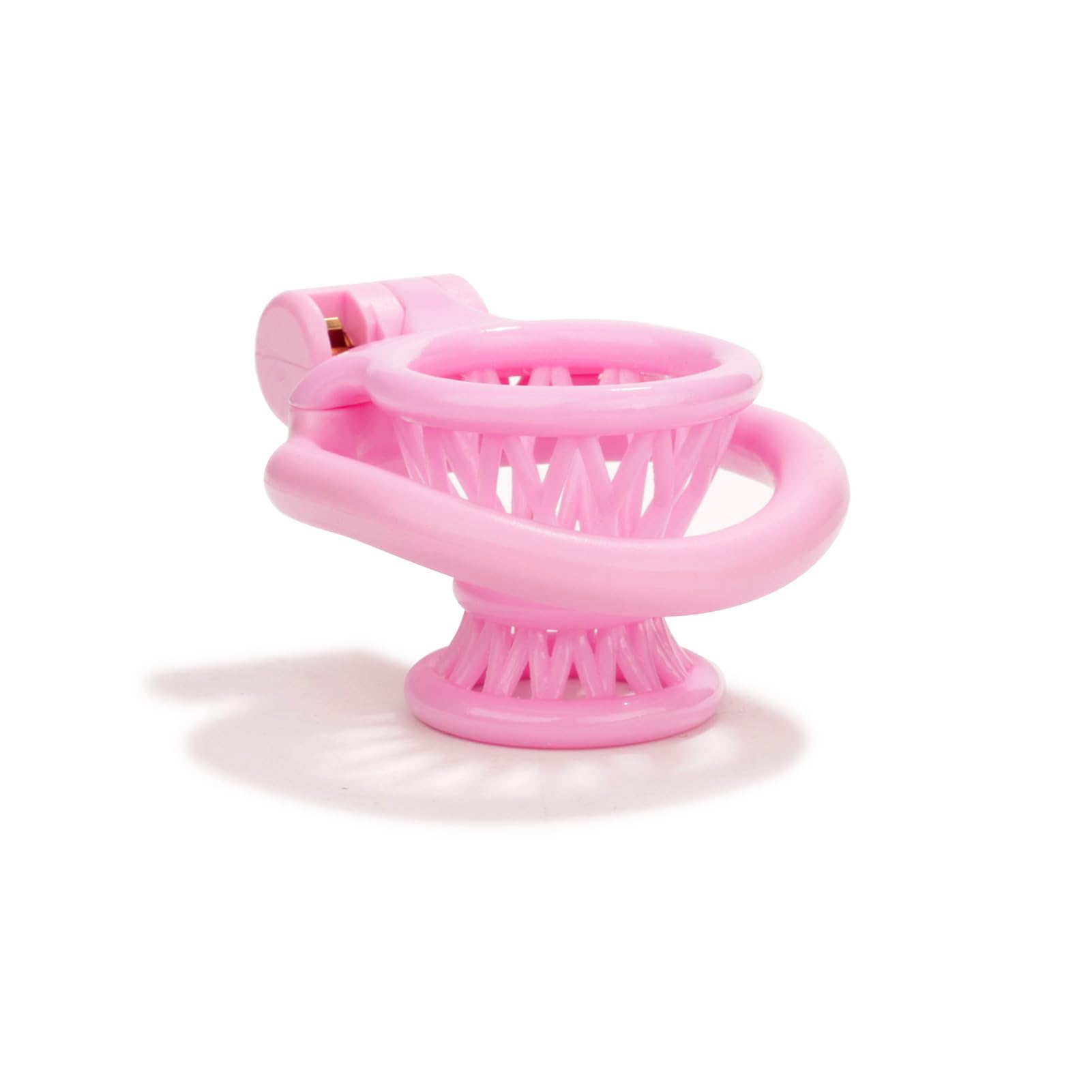 Chastity Cage Uomo Gabbia Pene Sissy Cintura Di Castità Maschile Cock Cage Erotitici Sexy Per Coppie (Pink)