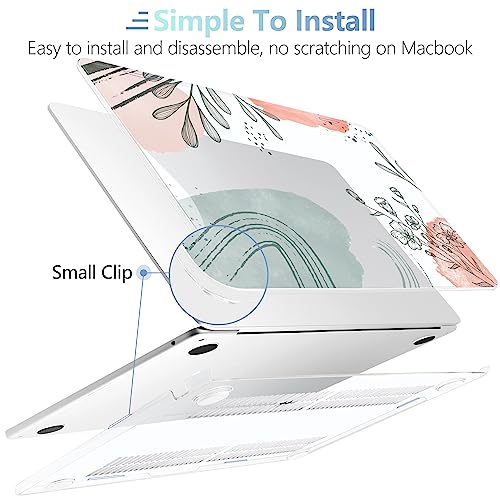 Image of MEEgoodo for M5 /M4 /M3 /M2 MacBook Air 15 inch Case 2026 2025 2024 2023, Case Fit Model (A3448 /A3241 /A3114 /A2941) for MacBook Air 15.3 inch, Watercolor Floral 3