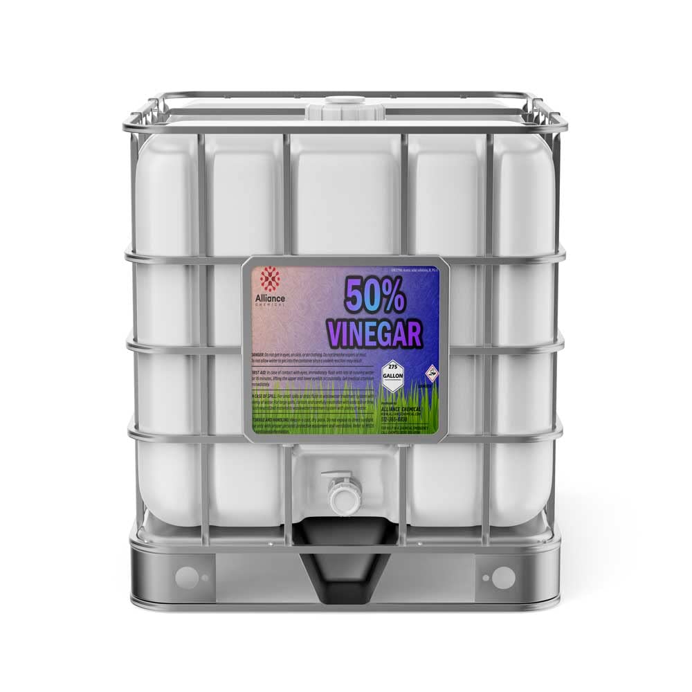 Alliance Chemical Vinegar 50% - 275 Gallon Tote - Industrial Strength Cleaner - The Ultiamte Home, Garden & Industry Ally