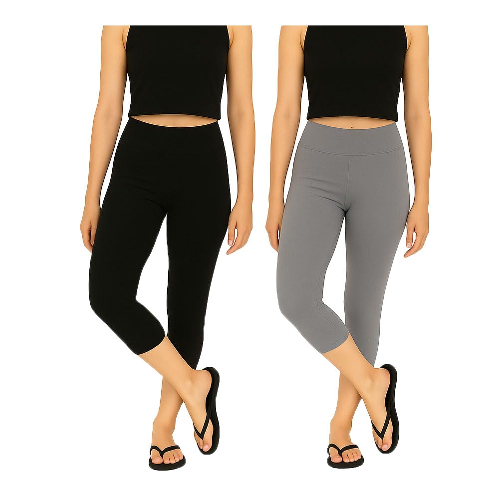 Womens Capri Black, Grey 2Pack-picture-54