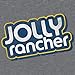Tee Luv Jolly Rancher Candy Logo T-Shirt (Graphite Heather) (XL)
