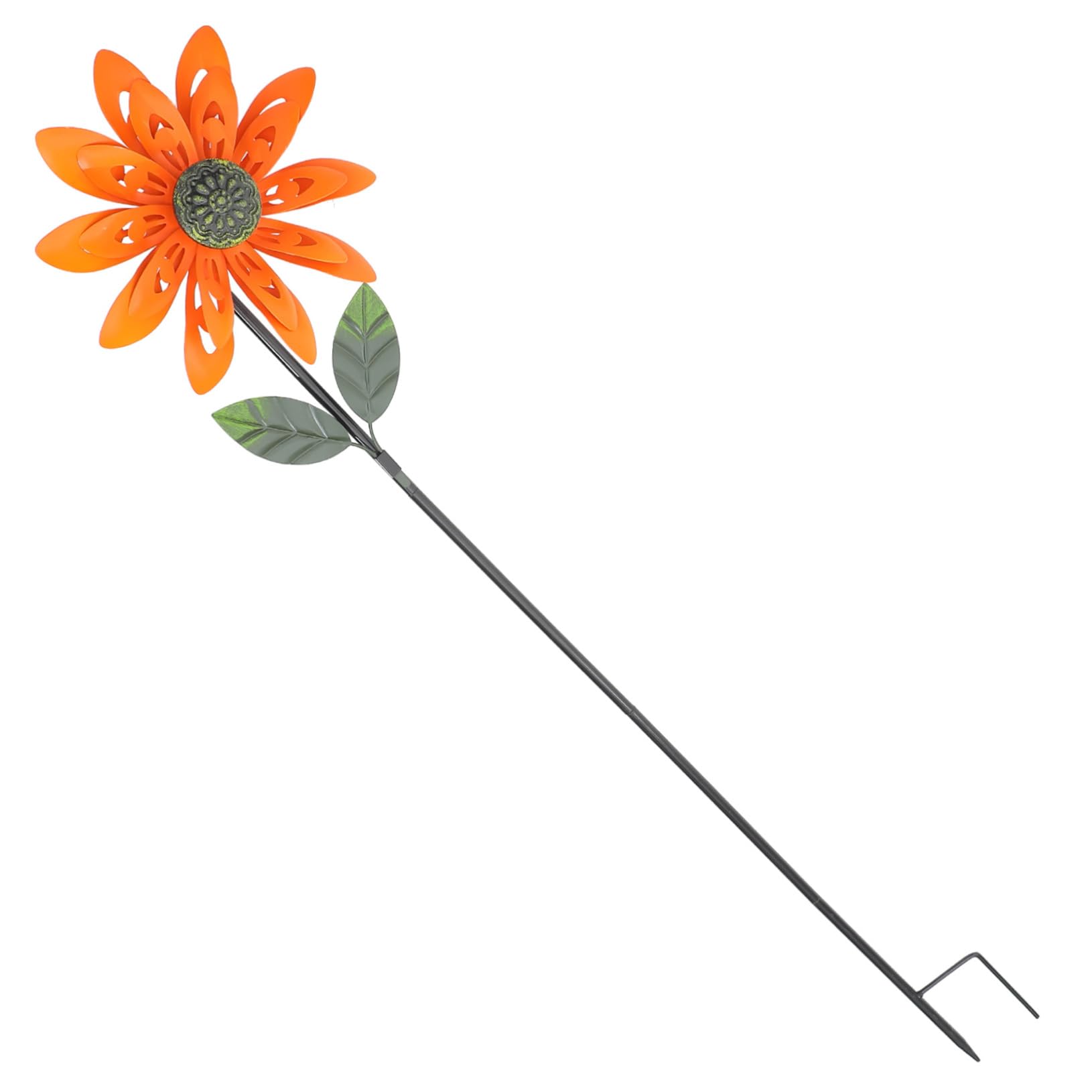 Moulin à vent pour embellir facilement un jardin avec un motif tournesol
