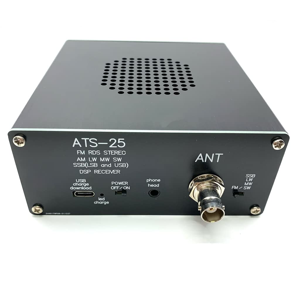 Amazon.co.jp: オールバンド ラジオ受信機 アルミ合金カバー 受信機 FM