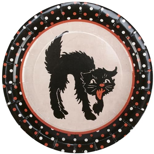 Primitivesbykathyvintagestylehalloweensmplatespackof8 Urban Country Home Decor Primitives by kathy vintage style halloween sm plates pack of 8 urban country home decor