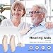 Rechargeable Hearing Aids for Seniors with Noise Cancelling,Hearing Loss Hearing Amplifiers,Digital Hearing Aid,Sound amplifier with Volume Control