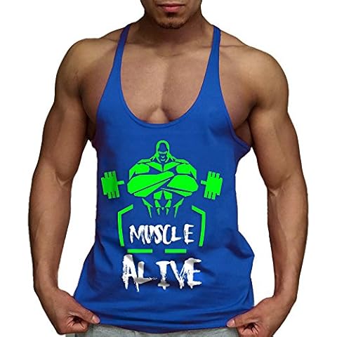 Camiseta Tirantes palglg Deportiva Fitness Algodón Cover