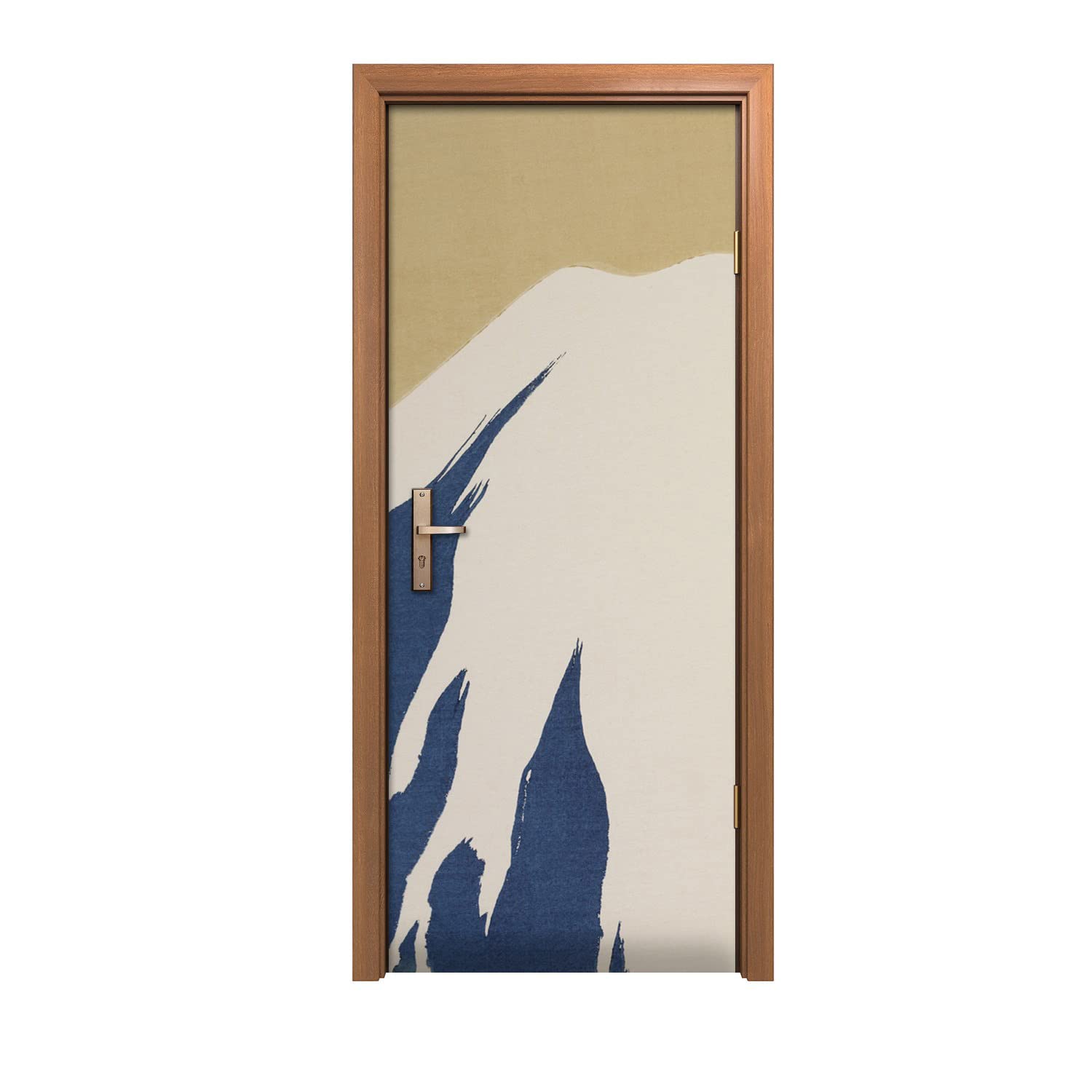 Autocollant de porte 90x200cm Montagne Kamikaka déco murale design