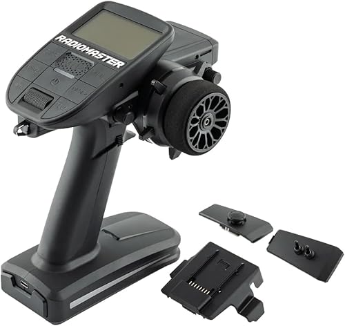 RadioMaster MT12 Controlador de radio de superficie ExpressLRSversión 4 en 1 con receptor - Transmisor RC 2.4GHz 16CH para coche de control remoto,