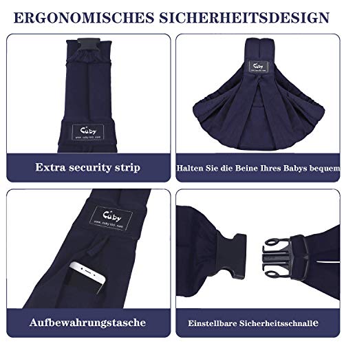 Vrbabies Babydraaglussen, borstvoeding, gebloemd, meerkleurig, babycarrie (blauw) - Image 6