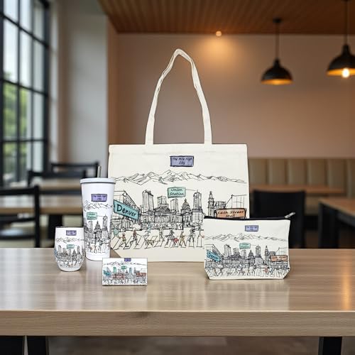 Image of Cities Around the World Artwork Tote Bag Series- Designed in the USA, 17 inchx14 inch, Double Sided Print, Souvenir & Gift