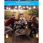 SHYMERY Solar Lantern,Outdoor Garden Hanging Lanterns,2 Pack 14 Inch Lasts 3X Longer 10 lumens Waterproof LED Flickering Flameless Candle Mission Lights for Table,Outdoor,Party Decorative - Image 4