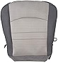 ECOTRIC Driver Side Bottom Cloth Seat Cover for 2009-2012 Dodge Ram 1500 2500 3500 SLT-LH Side Dark Gray