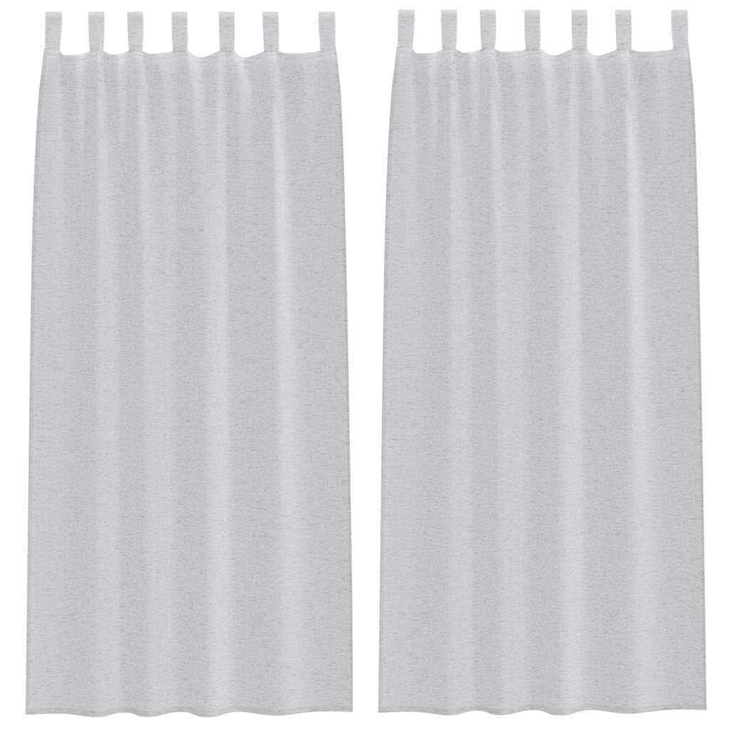 Voilage en polyester gris clair de haute qualité pour une décoration soignée